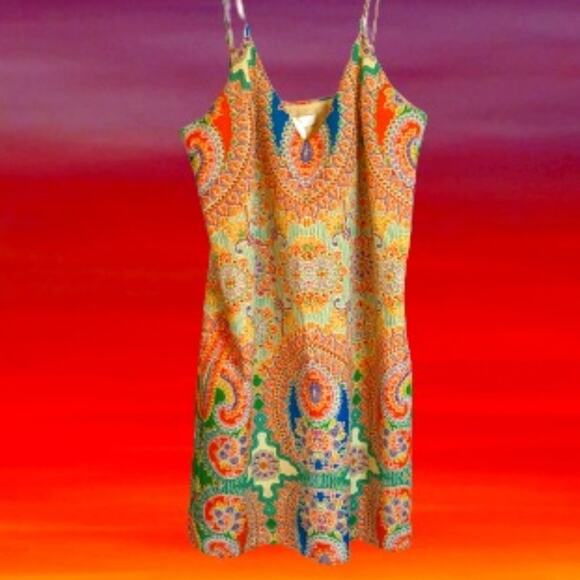 Glam S mini sundress  spaghetti straps. Lightweight, fall, spring, cruise - Picture 1 of 2